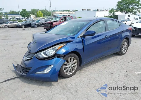2015 Hyundai Elantra Se z USA, uszkodzony, nr VIN 5NPDH4AE9FH582462